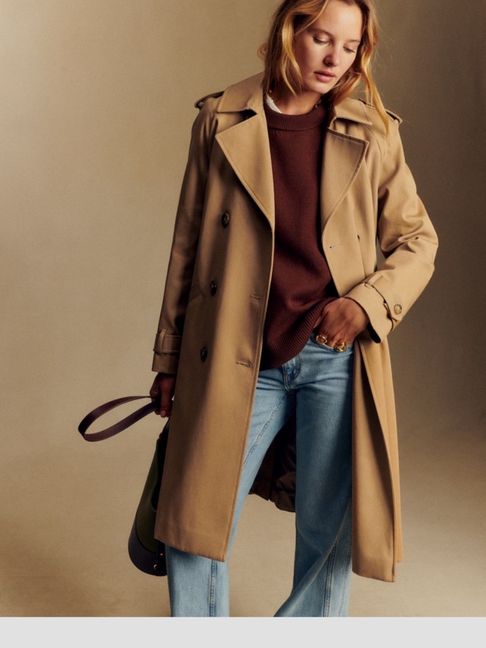 Sezane Scott Trench Coat